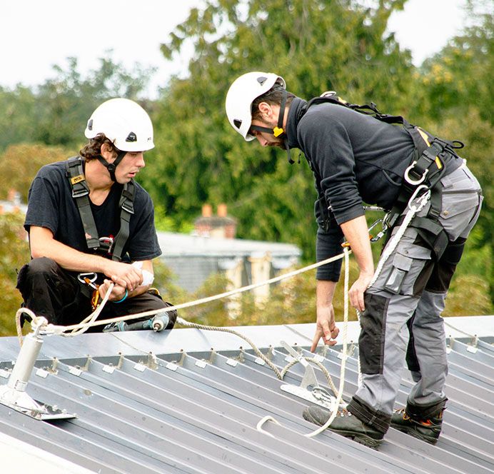 La sécurité sur un toit ATTILA 