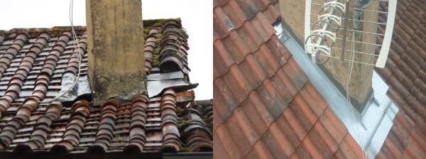 Abergement de cheminée à Chalagnac