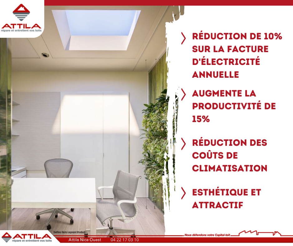 Puits de Lumière sur toiture