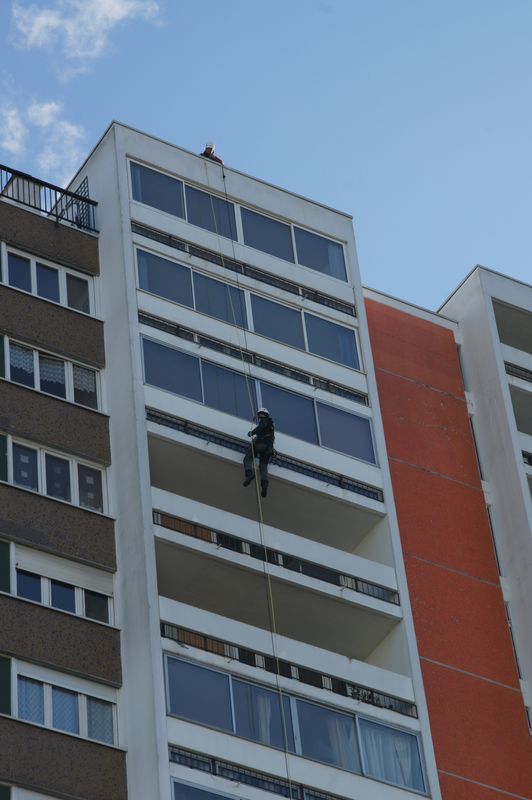 travaux descente en rappel