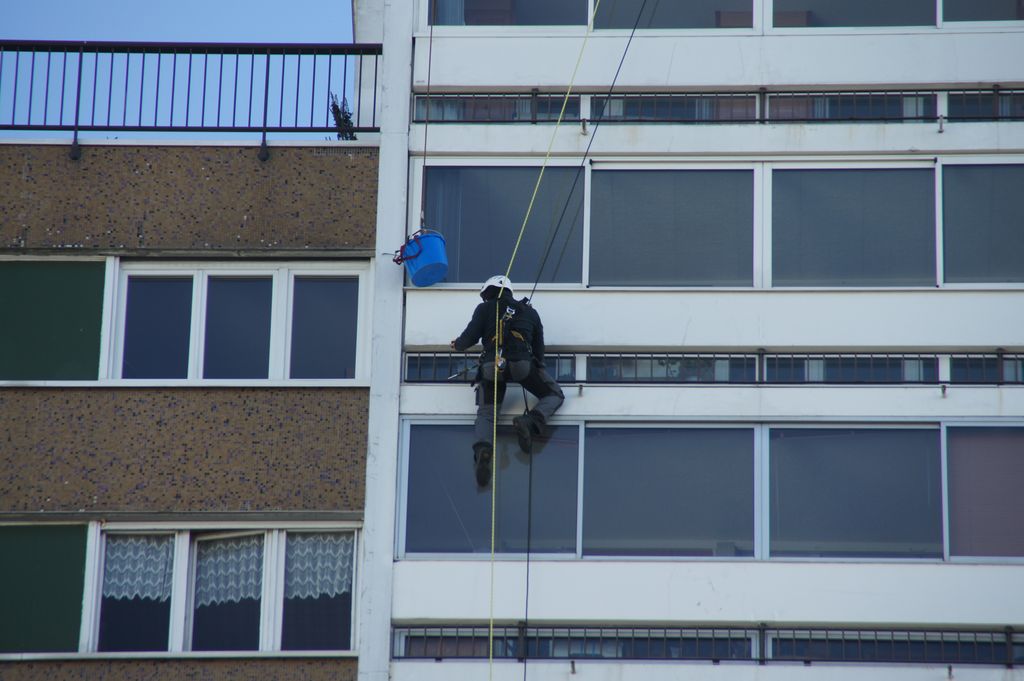 travaux sur cordes toiture