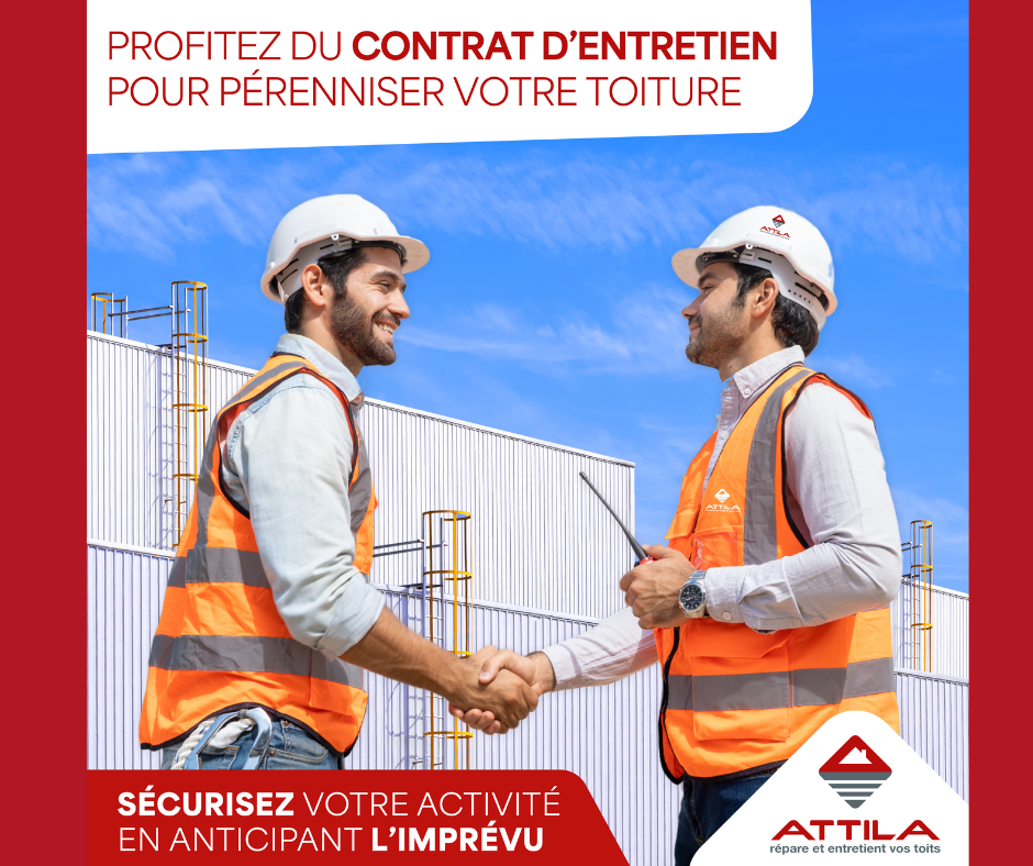 Contrat d'entretien toiture