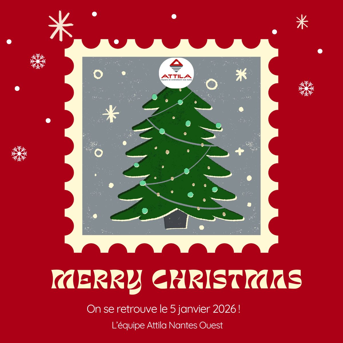 Fermeture exceptionnelle du 24/12/25 au 04/01/26