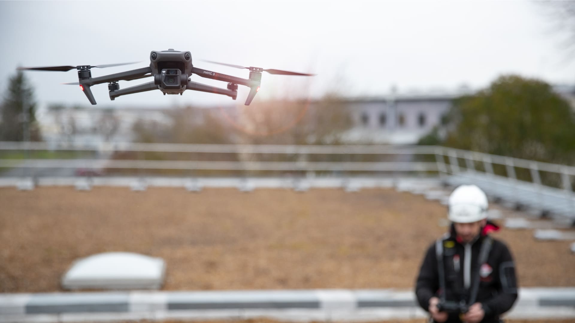 Bilan de toiture par drone