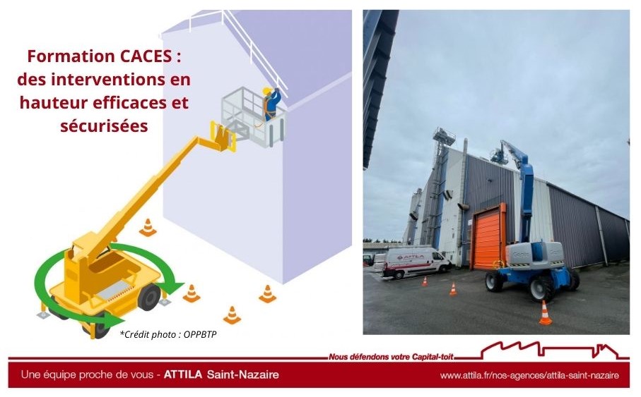 LA FORMATION CACES 1B – 3B POUR LES TRAVAUX EN HAUTEUR | ATTILA