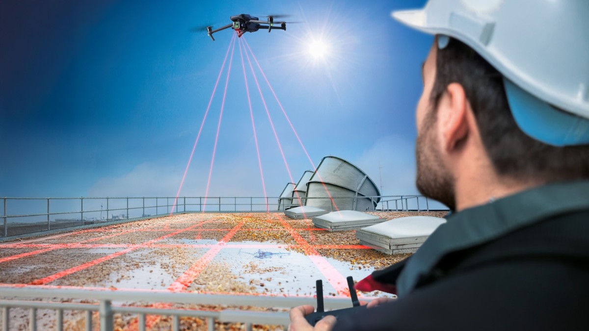 Diagnostic toiture par drone