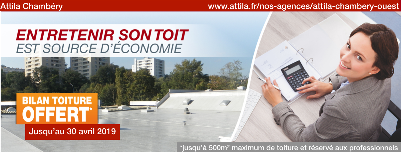 Réservez votre bilan de toiture industrielle gratuit en Savoie par ATTILA Chambéry Réservez votre bilan de toiture industrielle gratuit en Savoie