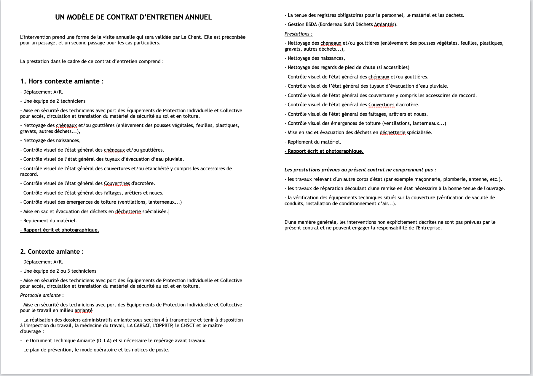 Contrat d'entretien annuel de toiture proposé par ATTILA Chambéry Contrat d'entretien annuel de toiture proposé par ATTILA Chambéry