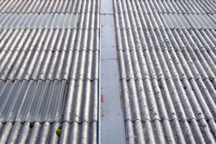 Couverture en plaque ondulé fibrociment