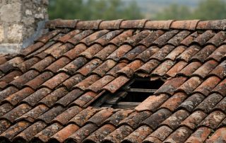 Tuiles (déplacées, cassées, manquantes)